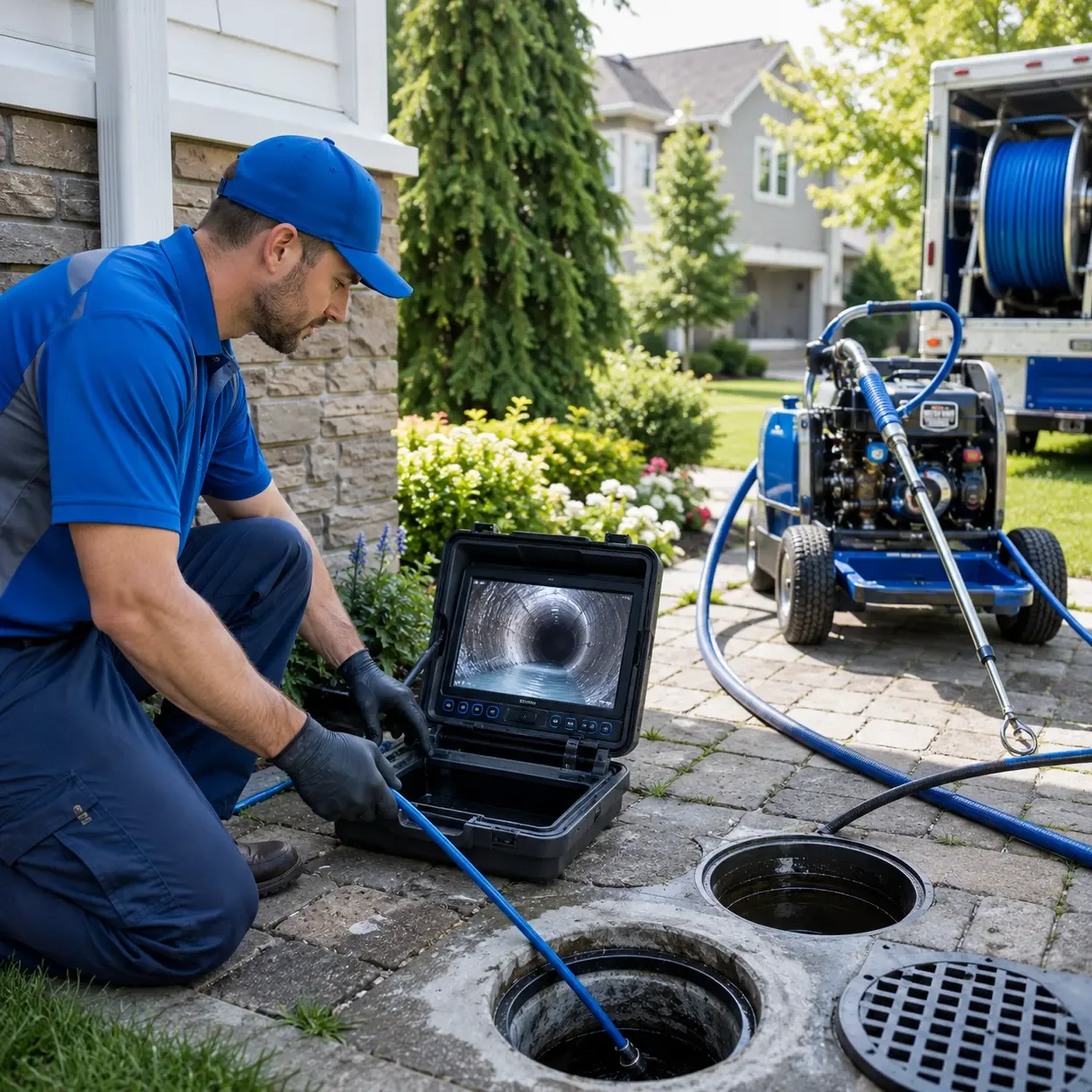 Outdoor drain cleaning professionals serving Cedar Lane, TX