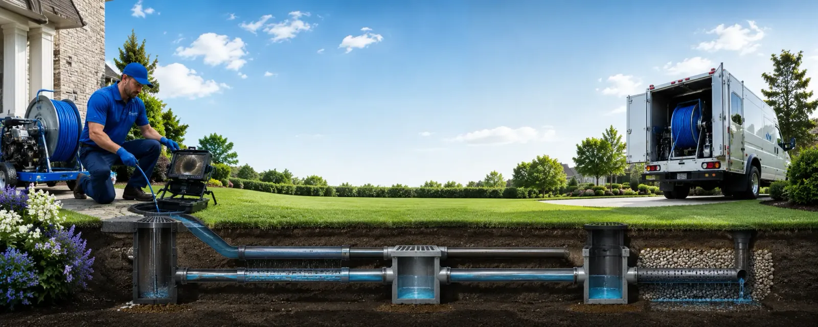 Outdoor drain cleaning information for Cedar Lane, TX